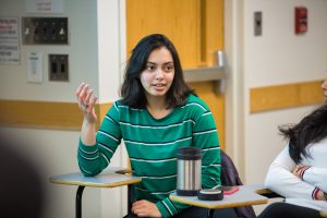 Anupama Phatak, a junior mechanical engineering major and economics minor, details her team’s winning strategy